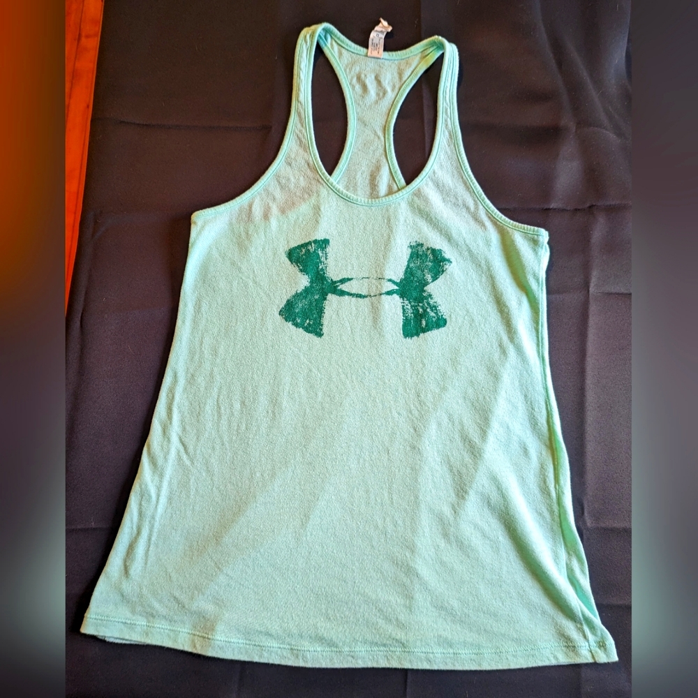 Light seafoam green Under Armour tank top